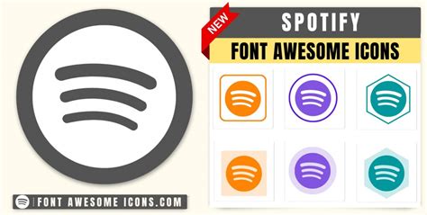 Font Awesome Spotify Icon Streaming Playlist Music