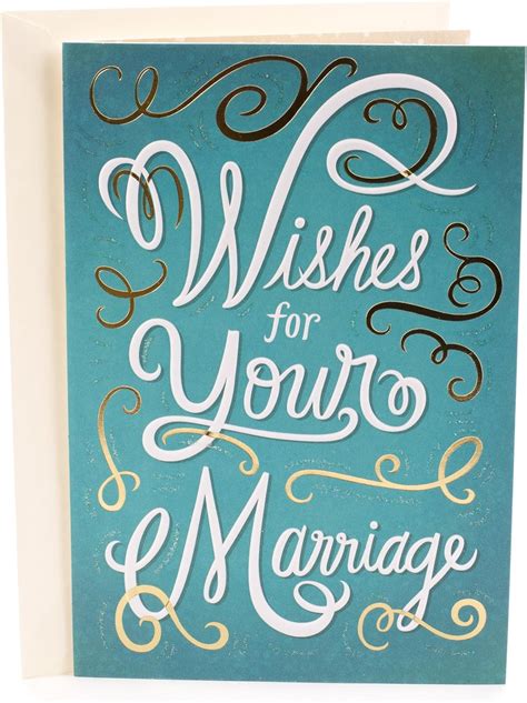 Hallmark Mahogany Wedding Greeting Card Wishes For Your Marriage