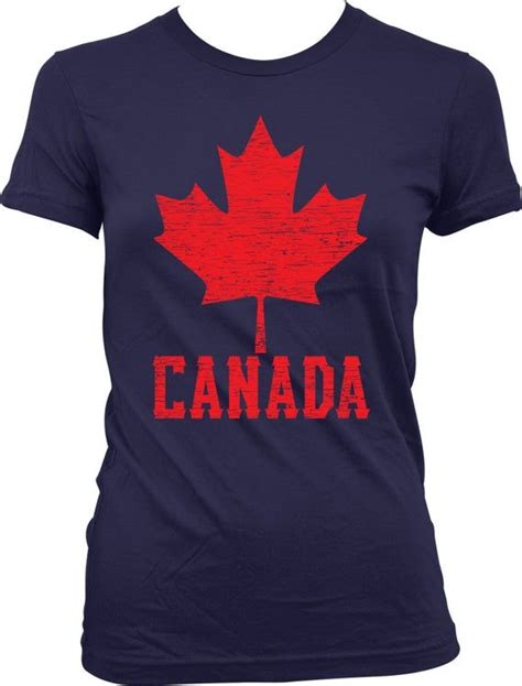 Canadian Maple Leaf Ladies T Shirt Canada Maple Leaf Canadian Pride Shirt Maple Leaf Tshirt