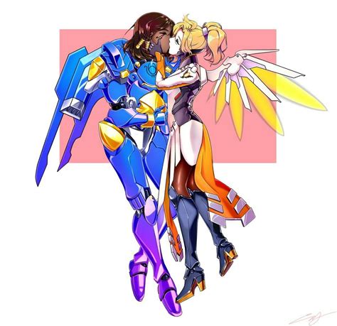 Gency Is My Fav But This Ship Is Cute Overwatch Pharah Overwatch