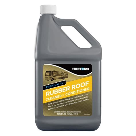 Can reduce roof chalk causing gray streaks and save 75 percent of cleaning time. best with organic formula: Thetford® 96016 - Premium Rubber Roof Cleaner and ...