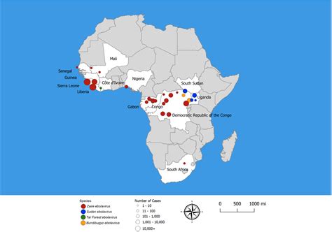 Ebola from mapcarta, the free map. Ebola Virus Disease Distribution Map | Ebola Hemorrhagic ...