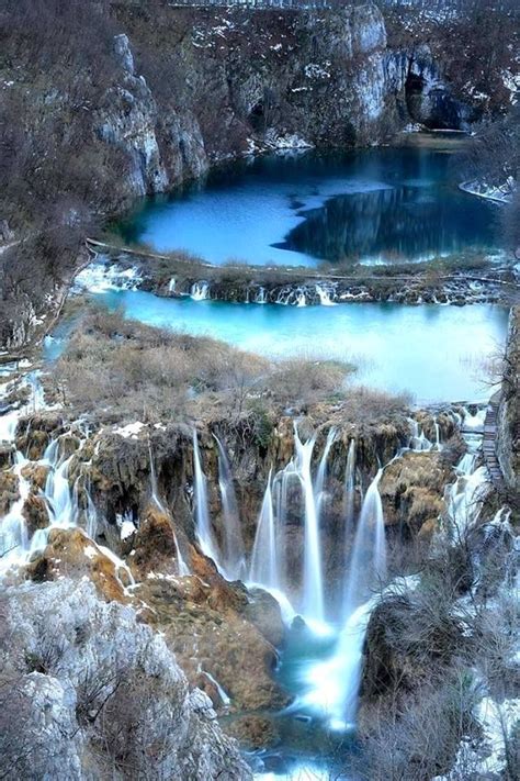 Plitvice Lakes Croatia Beautiful Waterfalls Waterfall Beautiful Nature