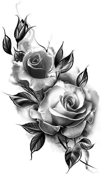 Rose Drawing Tattoo Roses Drawing Tattoo Design Drawings Flower The