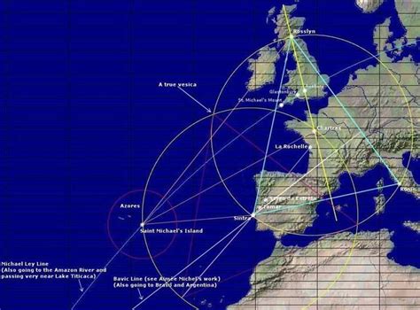 Earth Ley Lines Ley Lines Ancient Ireland France Map
