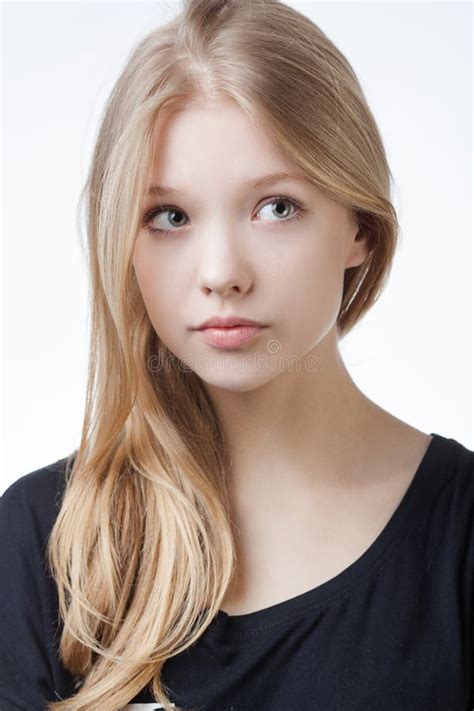 Beautiful Teen Girl Portrait Stock Photo Image Of Blond Face 31204032