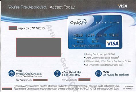 As i'm a man who notoriously pays my bills off, i have a 750+ credit score. Credit One Bank Platinum Visa Offer Review