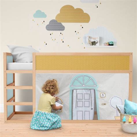 Hochbett kinder ikea with tittle and home ideas. IKEA KURA Hausbett mit Spielvorhang www.limmaland.com ...