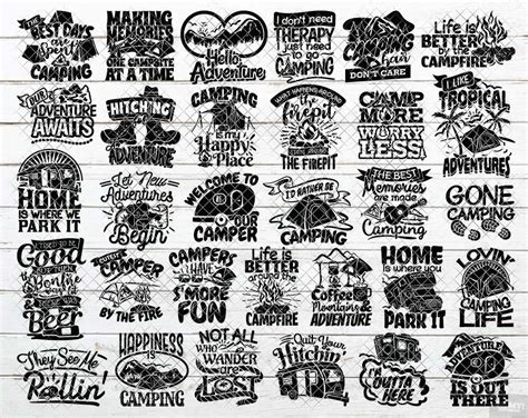 Download Camping SVG Designs Vol. 2 in SVG/DXF/EPS/JPG/PNG ...