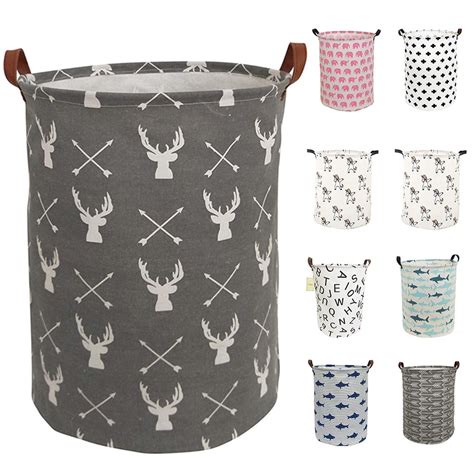 Large Hamper Large Sized Storage Baskets With Handle Collapsible