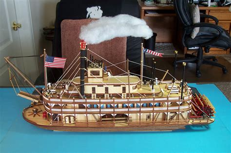180 Mississippi Paddle Wheel Steam Boat Kit Pictures By Scgrand1