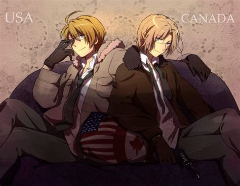 Hetalia Canada X America Anime Amino
