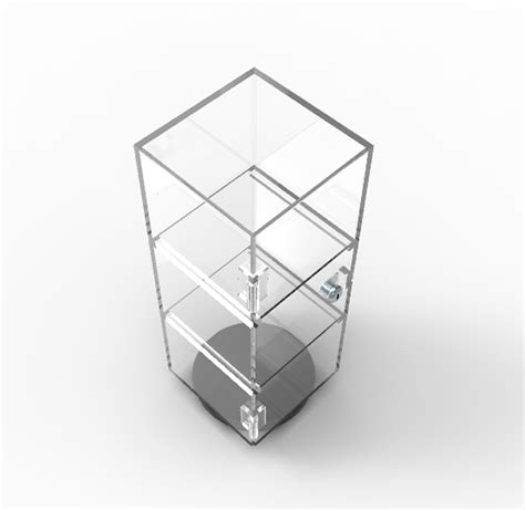 Clear Display Cabinet Acrylic Showcase Plexiglass Shelf Display