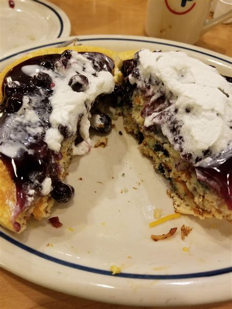 Double Blueberry Pancakes I Ate Food