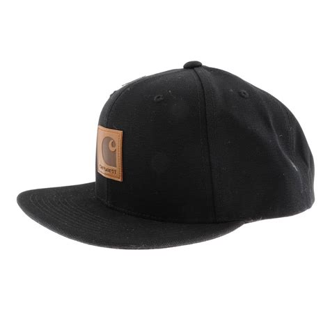 Carhartt Logo Starter Cap In Black For Men Lyst