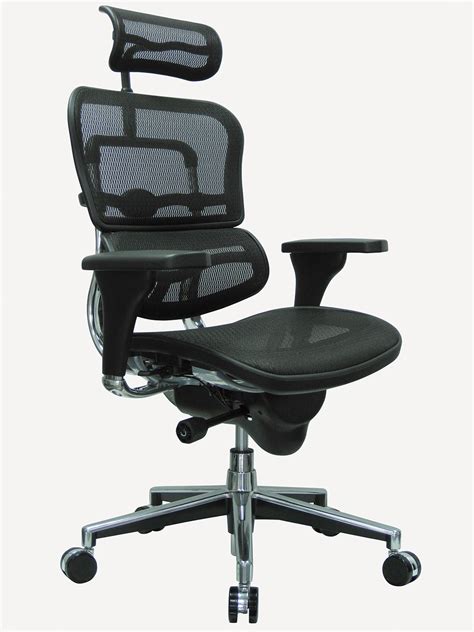 Eurotech Ergohuman Mesh Black High Back Ergonomic Office Chair Me7erg Blk