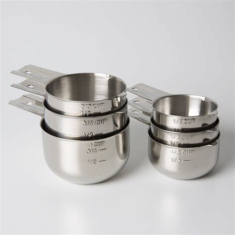 Measuring Cups Stainless Steel 6 Piece Stackable Set By
