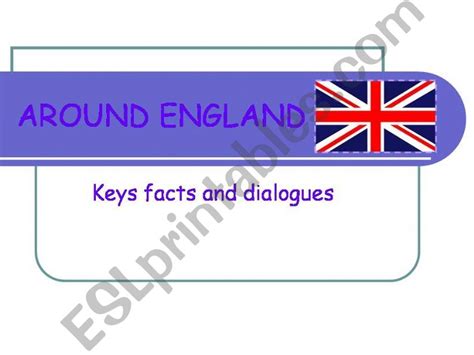 Esl English Powerpoints Around England I