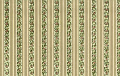 Striped Floral Vintage Wallpaper Beige Cream Green JB0758 D/Rs