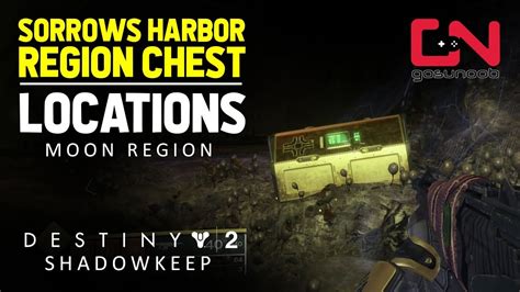 Destiny 2 Shadowkeep All Sorrows Harbor Region Chest Locations Moon
