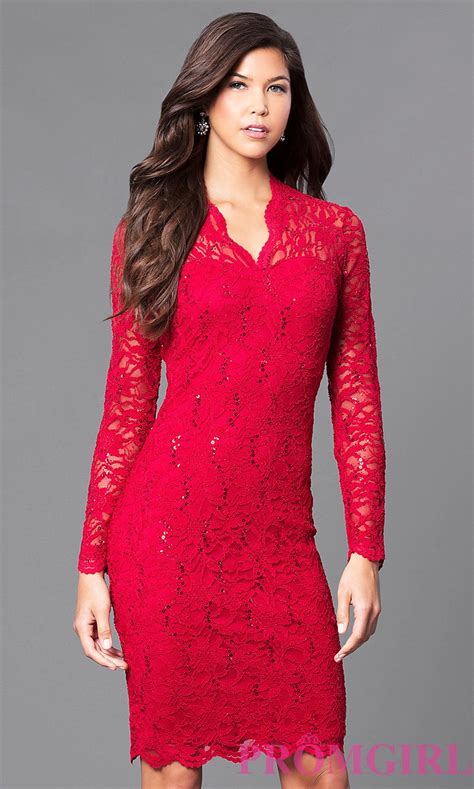 Image Result For Marina Sequin Red Dress Red Lace Dress Long Cocktail Dress Lace Elegant