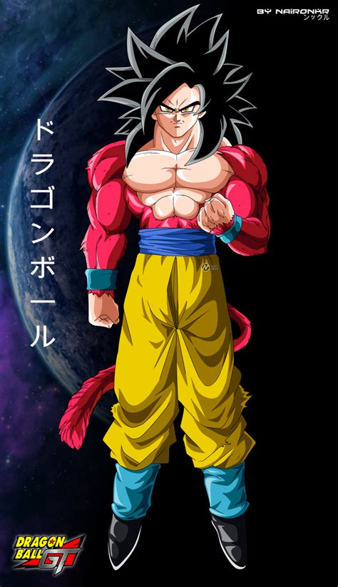 Goku Ssj 4 Poster 2 By Naironkr Dragon Ball Super Manga Dragon Ball