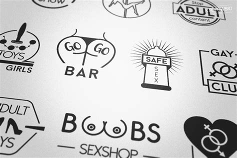 Sexy Adult Xxx Badges Logos Creative Illustrator Templates ~ Creative Market