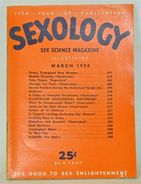 Sexology Sex Science Magazine An Authoritative Guide To Sex Education Volume 16 No 8 March