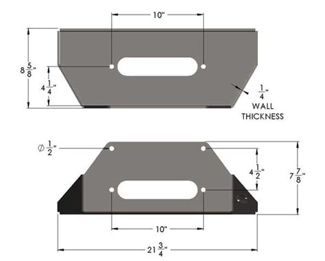 Warn 8274 Dual Pull Winch Plate Barnes 4wd