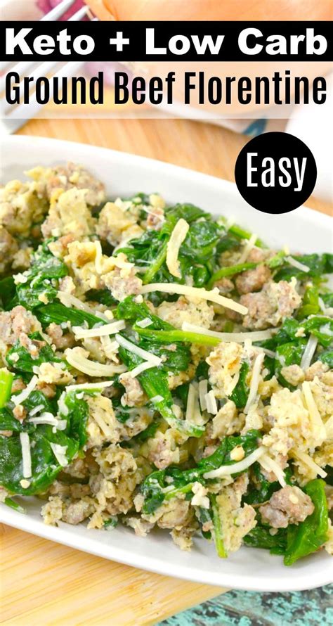 You will be eating the many venison cooks suggest adding 1 part ground beef or pork to 2 parts deer. Keto Ground Beef Florentine | Diet breakfast recipes, Ground beef, Easy healthy recipes