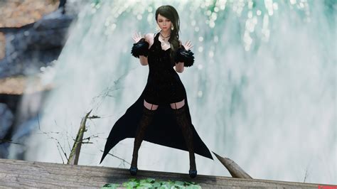 [nini] black evening dress uunp smp downloads skyrim special edition non adult mods loverslab