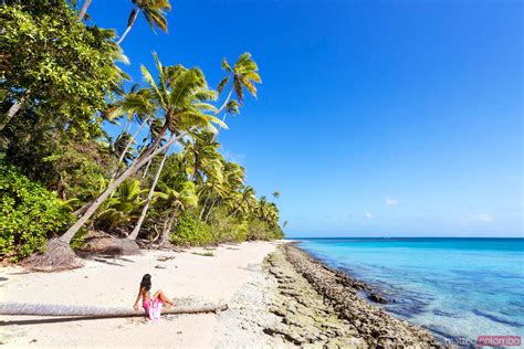Beautiful Woman Relaxing On Sandy Beach Fiji Royalty Free Image