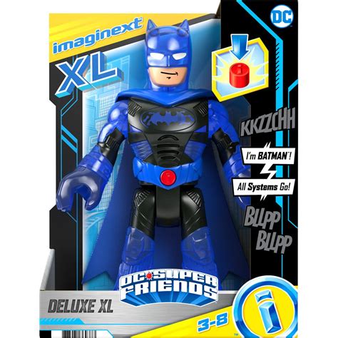 Dc Super Friends Imaginext Deluxe Xl Bat Tech Batman Figure