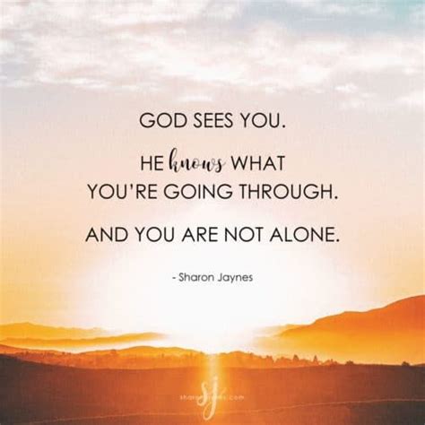 God Sees What Youre Going Through Sharon Jaynes Encouragement For