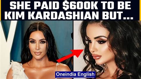 Model Pays 600k To Look Like Kim Kardashian Only To Revert Back
