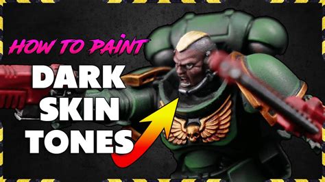 How To Paint Dark Skin Tones Simple Paint Job 2 Paints Used Youtube