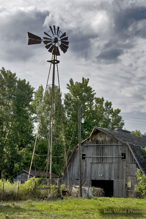 Wind Mill Farm Windmill Country Barns Old Barns