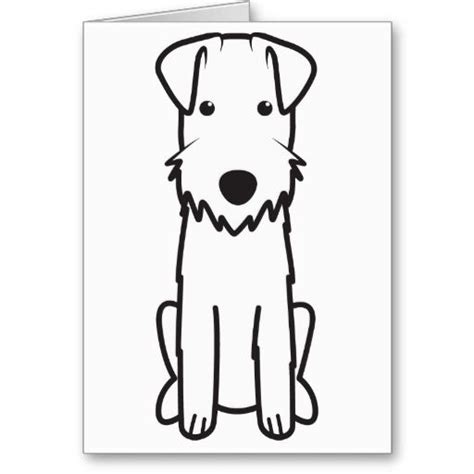 Lakeland Terrier Dog Cartoon Greeting Cards Lakeland Terrier Cartoon