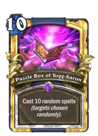 Ickthid stared at the other rogue. Puzzle Box of Yogg-Saron - Hearthstone Wiki