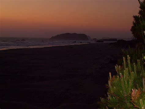 Oregon Coast At Sunset Beach Oregon Sunset Pacific Ocean Hd