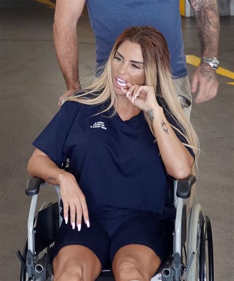 The former glamour model, who was declared bankrupt in november, caught the. KATIE PRICE in Wheelchair Sat Selfridges in London 08/11 ...