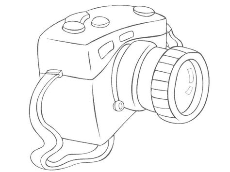 Polaroid Camera Tumblr Sketch Sketch Coloring Page