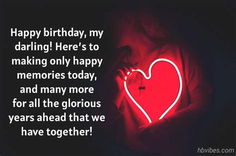 Birthday Wishes For Lover Heart Touching Messages