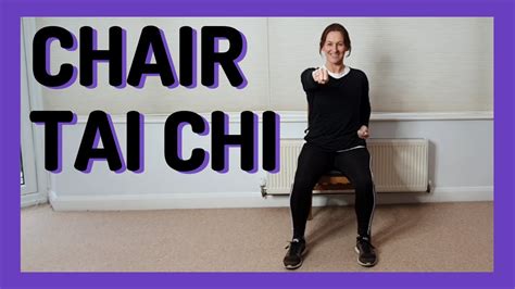 Chair Tai Chi For Seniors Elderly Older Adults Exercising Sitting