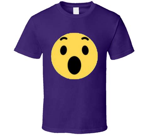 wow eyes emoji unisex t shirt funny cute novelty clothing tee shirt