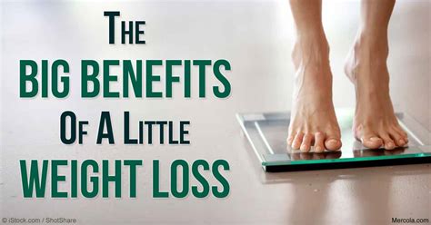 Small Weight Reduction Bigger Health Benefits