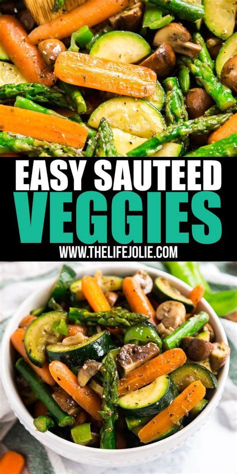 Meet Your New Go To Side Dish Easy Sautéed Veggies This Comes Together Pretty Quickly