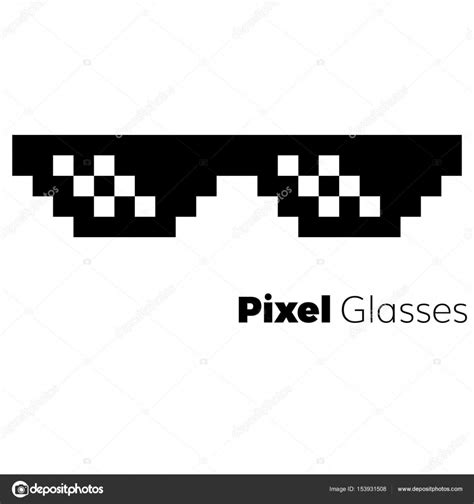 Pixel Glasses Vector Icon Stock Vector Image By ©dezidezi 153931508