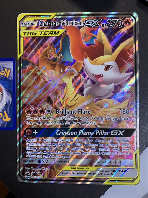 Check spelling or type a new query. Jumbo Charizard & Braixen GX Pokemon Card - SM230 Full Art ...