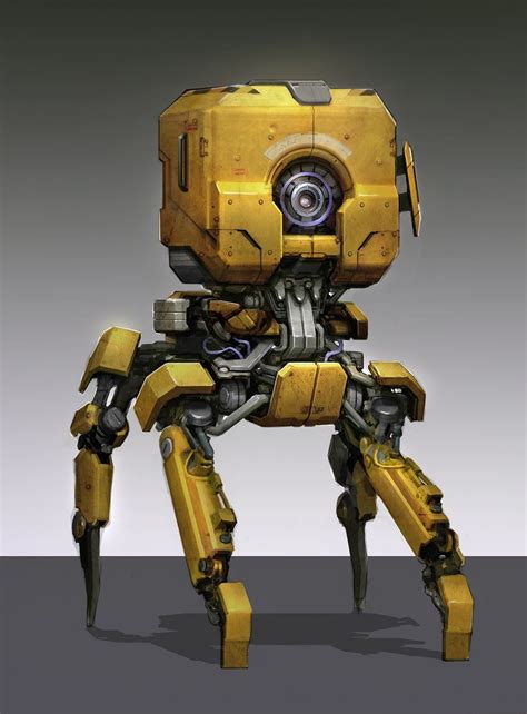 Sambrown 174 Bot48copyb 900×1220 Robot Concept Art Robot Art